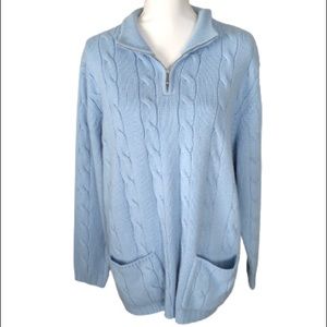 Yarnworks light blue long sweater size XL